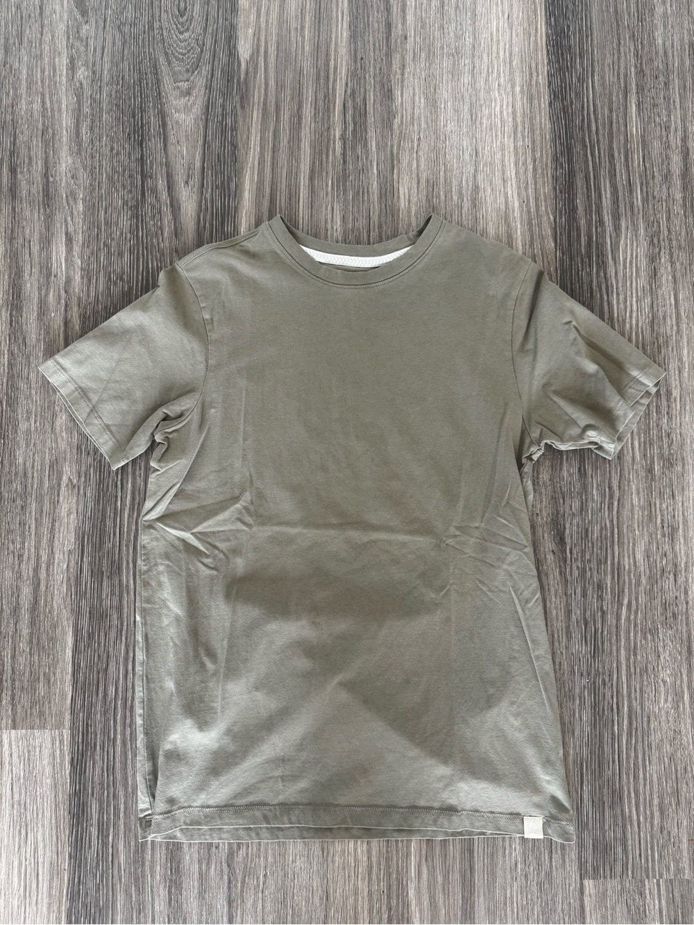 Free Planet Olive Green Crewneck Short Sleeve Tee
